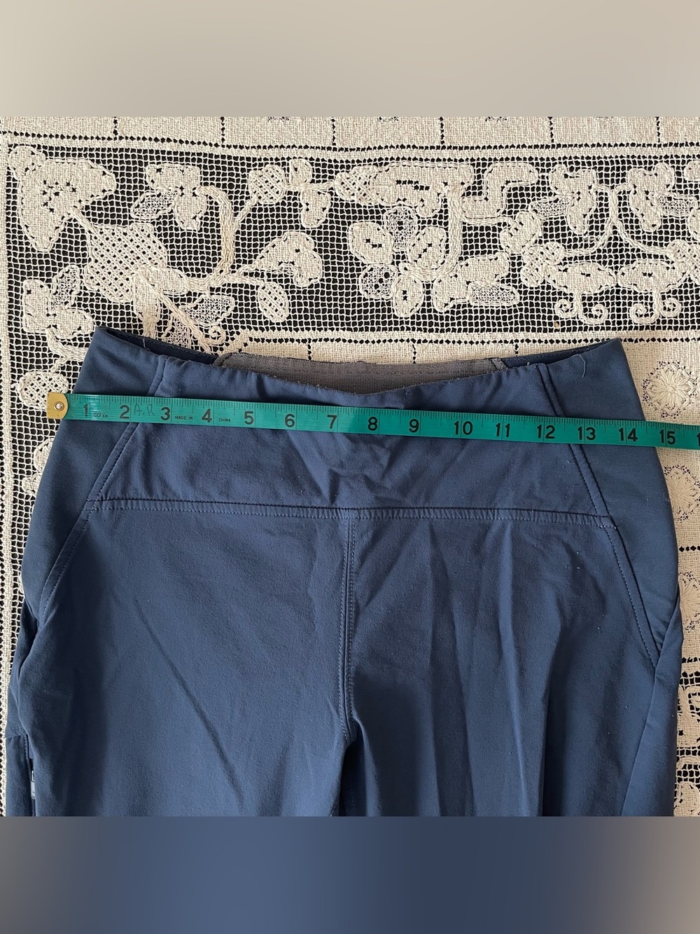 Mountain Hardware Chockstone Hiking Tights blue/gray leggings size small - Picture 6 of 7